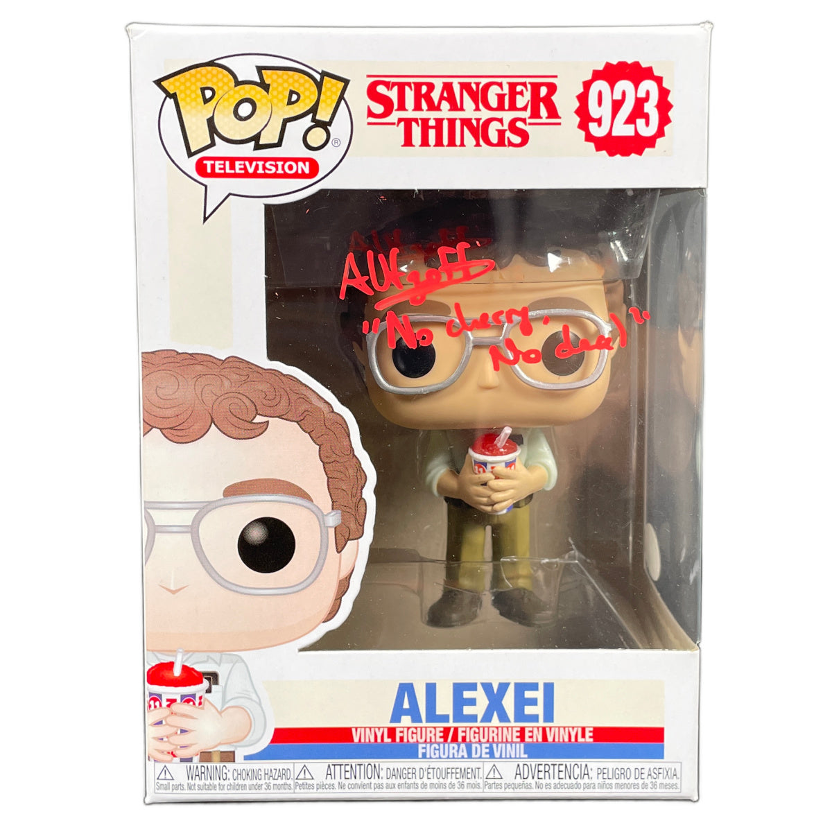 Alec Utgoff Signed Funko POP Stranger Things Alexei Autographed JSA COA