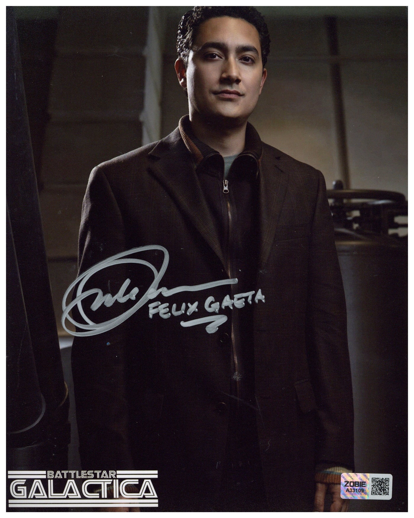 Alessandro Juliani Signed 8x10 Photo Battlestar Galactica Autographed JSA COA