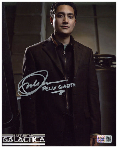Alessandro Juliani Signed 8x10 Photo Battlestar Galactica Autographed JSA COA