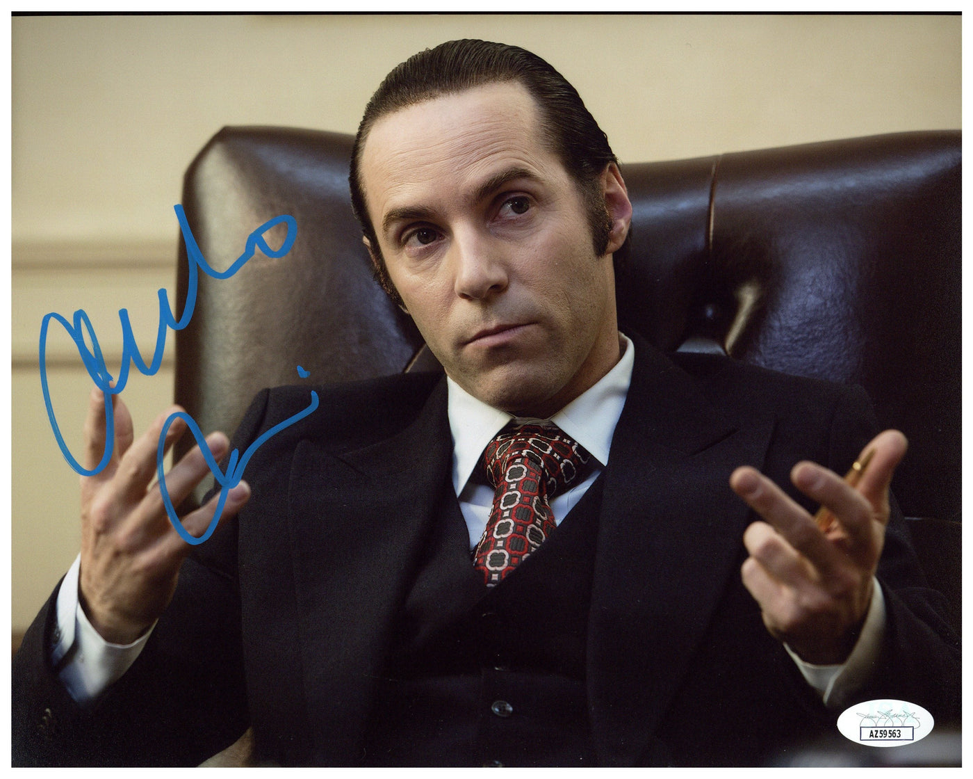 Alessandro Nivola Signed 8x10 Photo American Hustle Autographed JSA COA 2