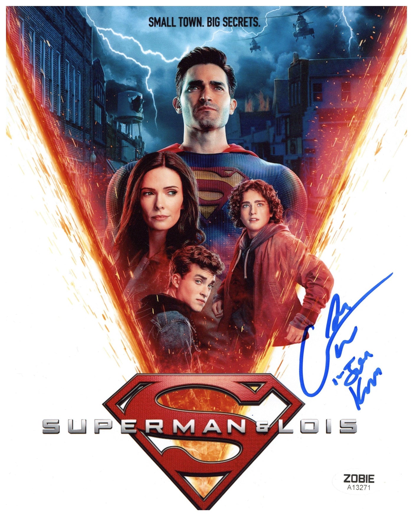 Alex Garfin Signed 8x10 Photo Superman & Lois Authentic Autographed Zobie COA