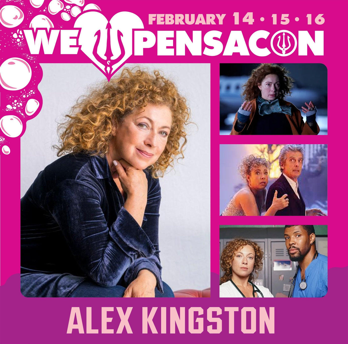 Alex Kingston Official Autograph Mail-In Service - Pensacon 2025