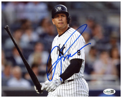 Alex Rodriguez Signed 8x10 Photo New York Yankees Autographed JSA COA