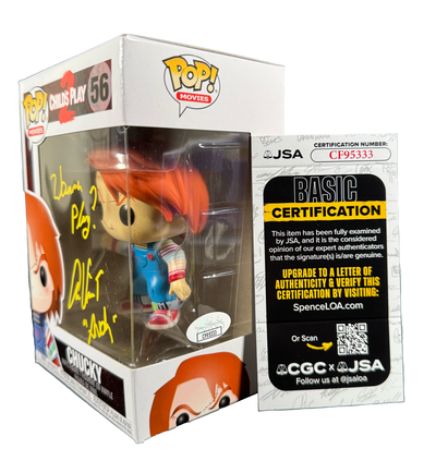 Alex Vincent Signed Funko Pop Child’s Play Chucky Andy Autographed JSA COA