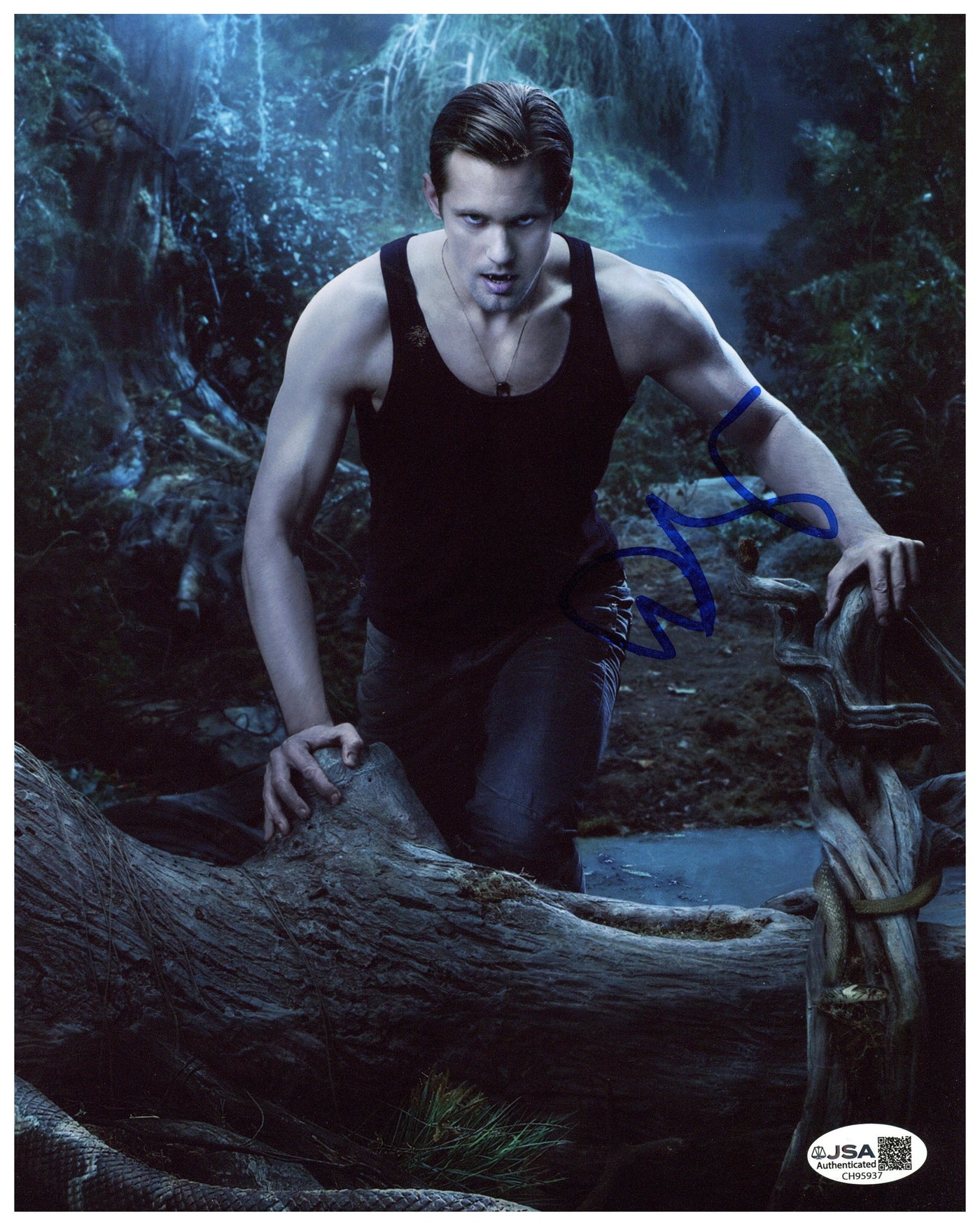 Alexander Skarsgård Signed 8x10 Photo TRUE BLOOD Autographed JSA COA