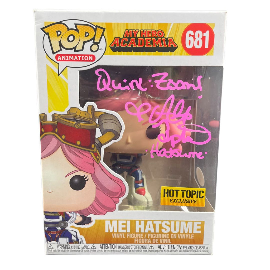 Alexis Tipton Signed Funko POP My Hero Academia Mei Hatsume HT Autogra –  Zobie Productions