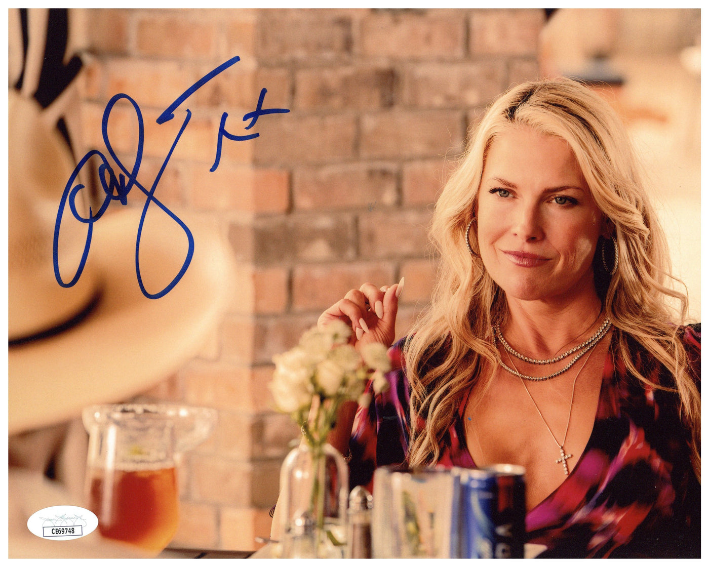 Ali Larter Signed 8x10 Photo Landman Angela Norris Autographed JSA COA