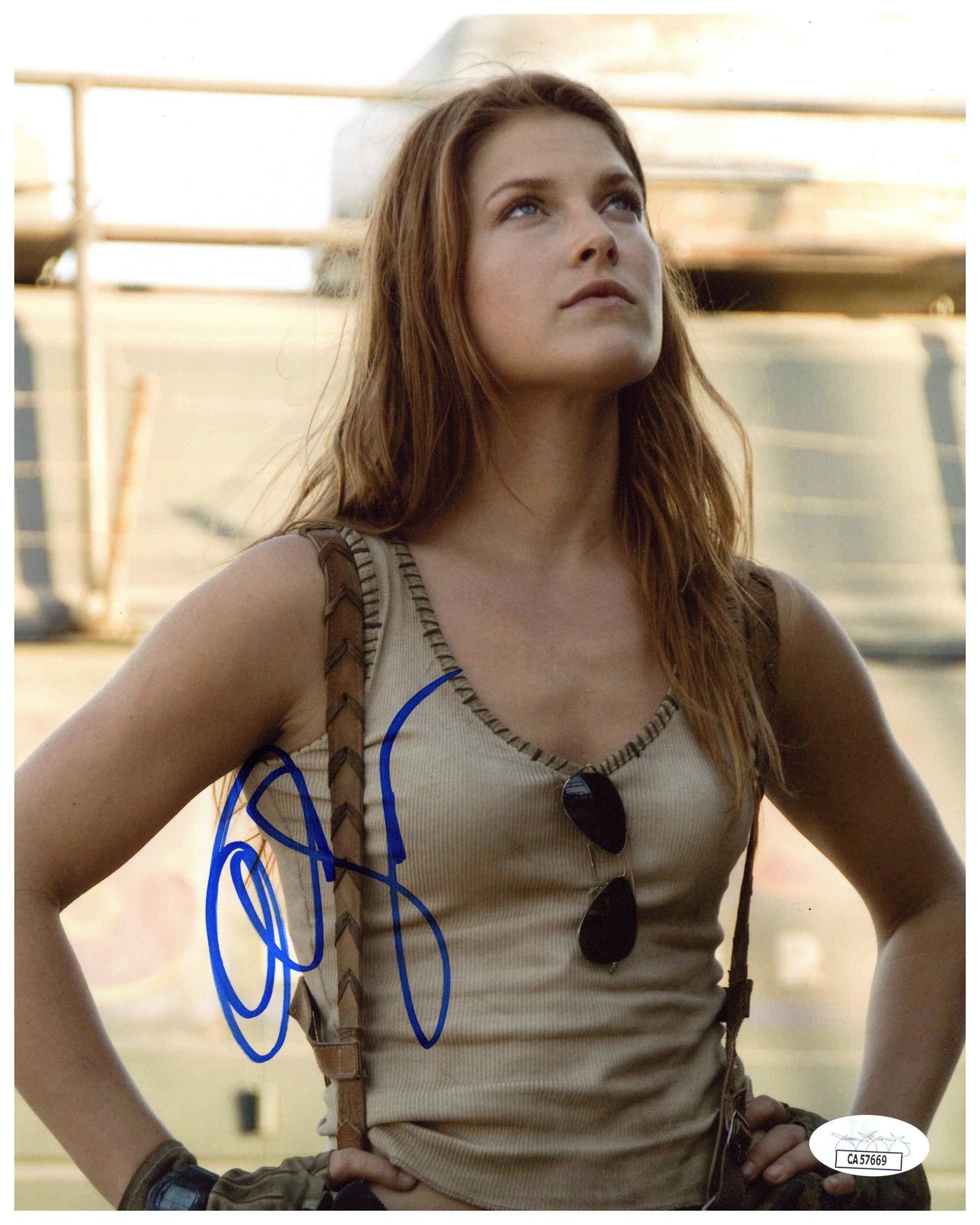 Ali Larter Signed 8x10 Photo Resident Evil: Extinction Autographed JSA COA