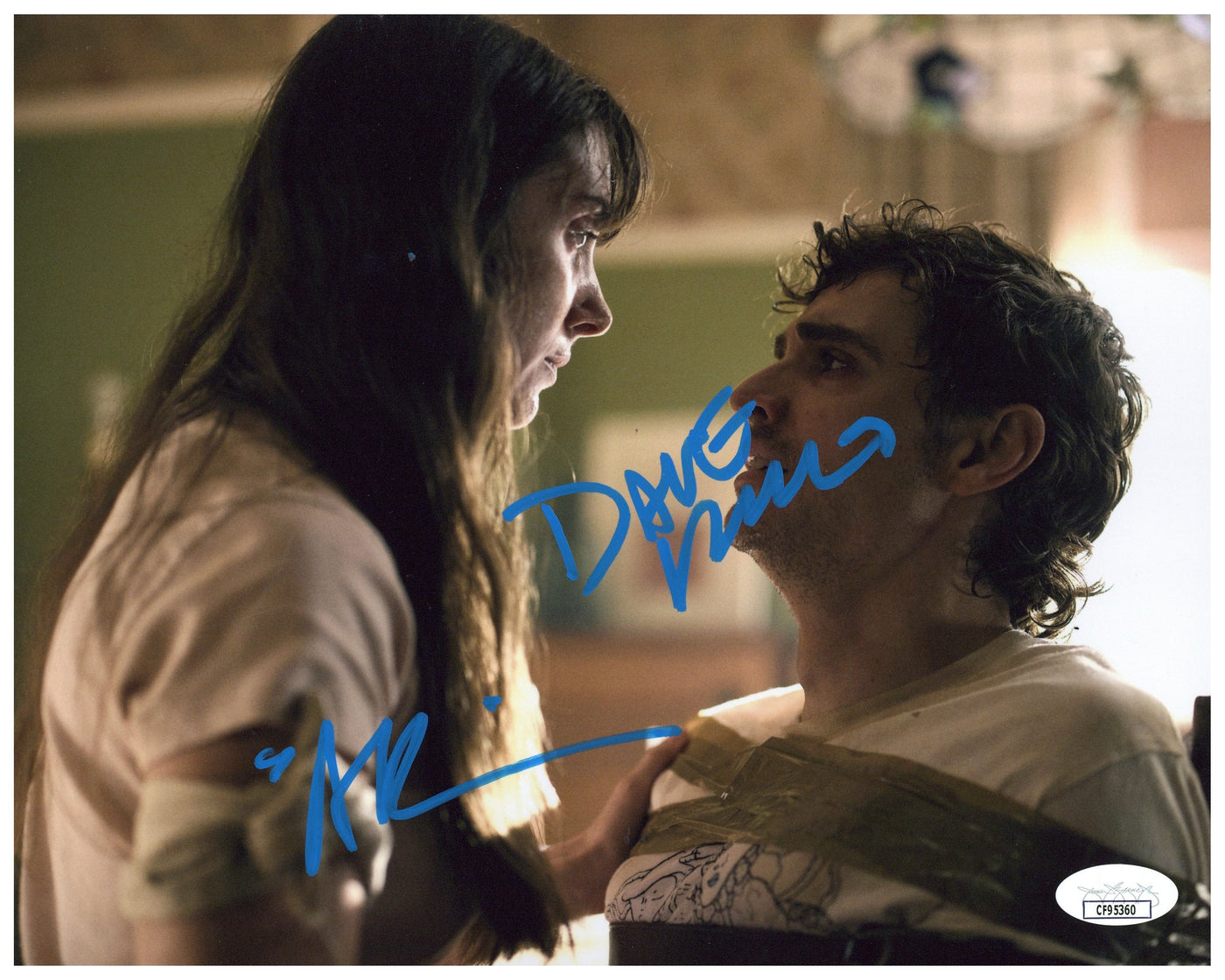 Alison Brie & Dave Franco Signed 8x10 Photo Together Autographed JSA COA 3