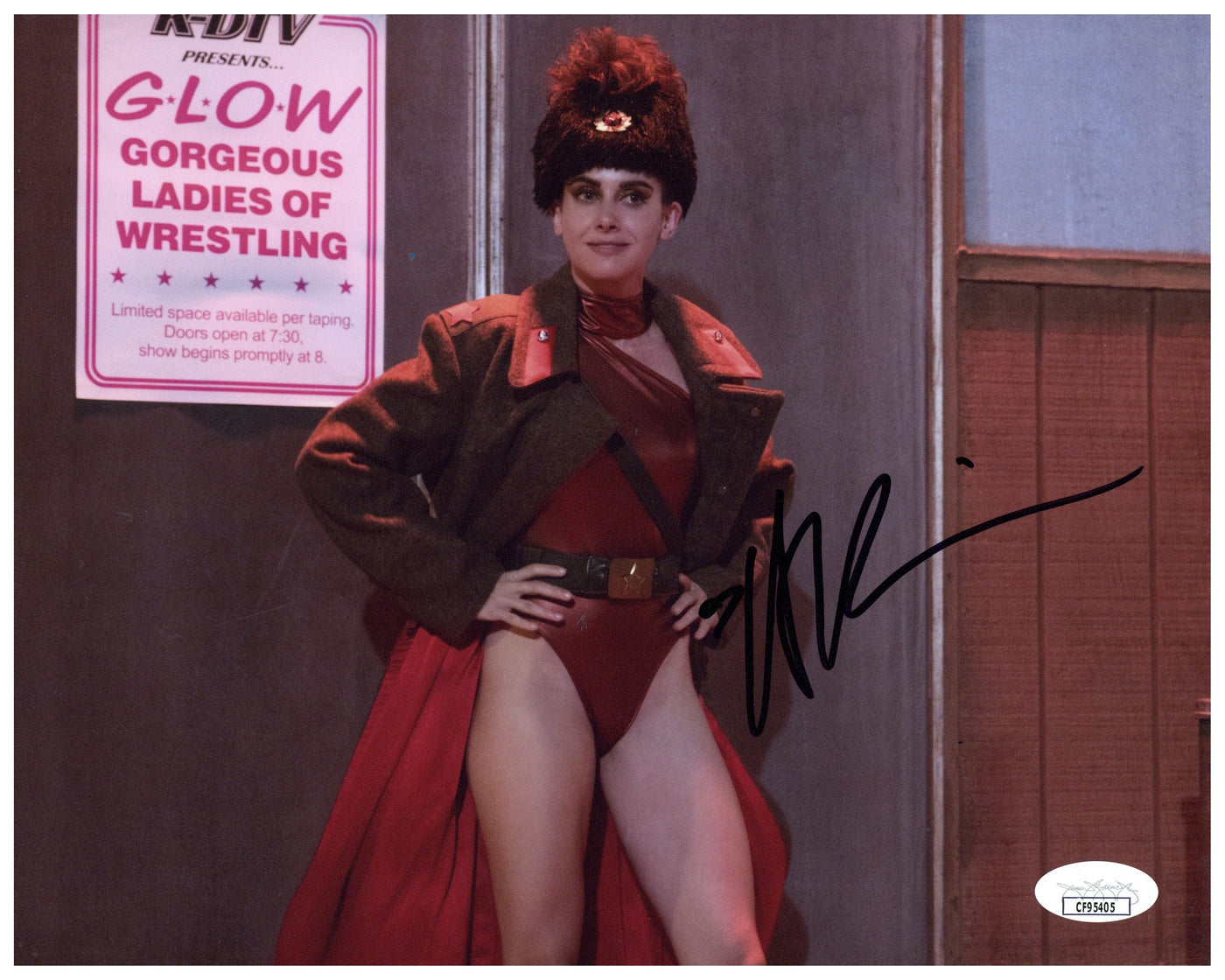 Alison Brie Signed 8x10 Photo GLOW Autographed JSA COA 4