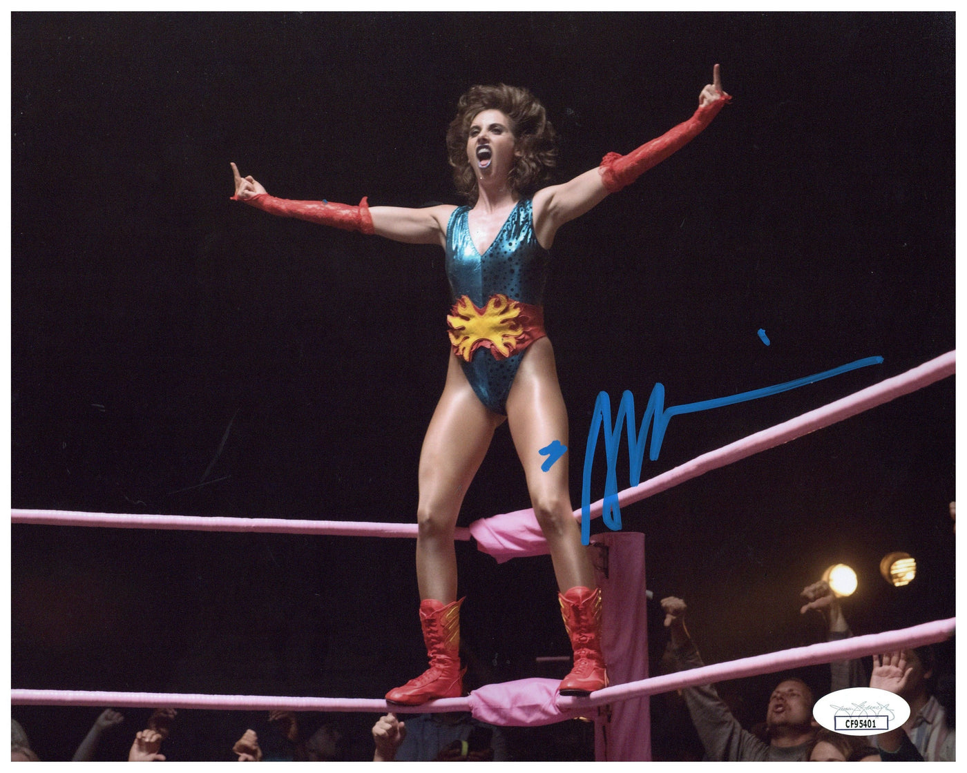 Alison Brie Signed 8x10 Photo GLOW Autographed JSA COA