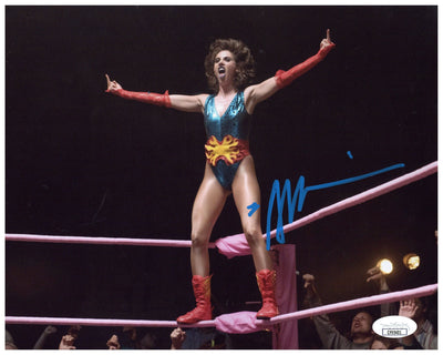 Alison Brie Signed 8x10 Photo GLOW Autographed JSA COA