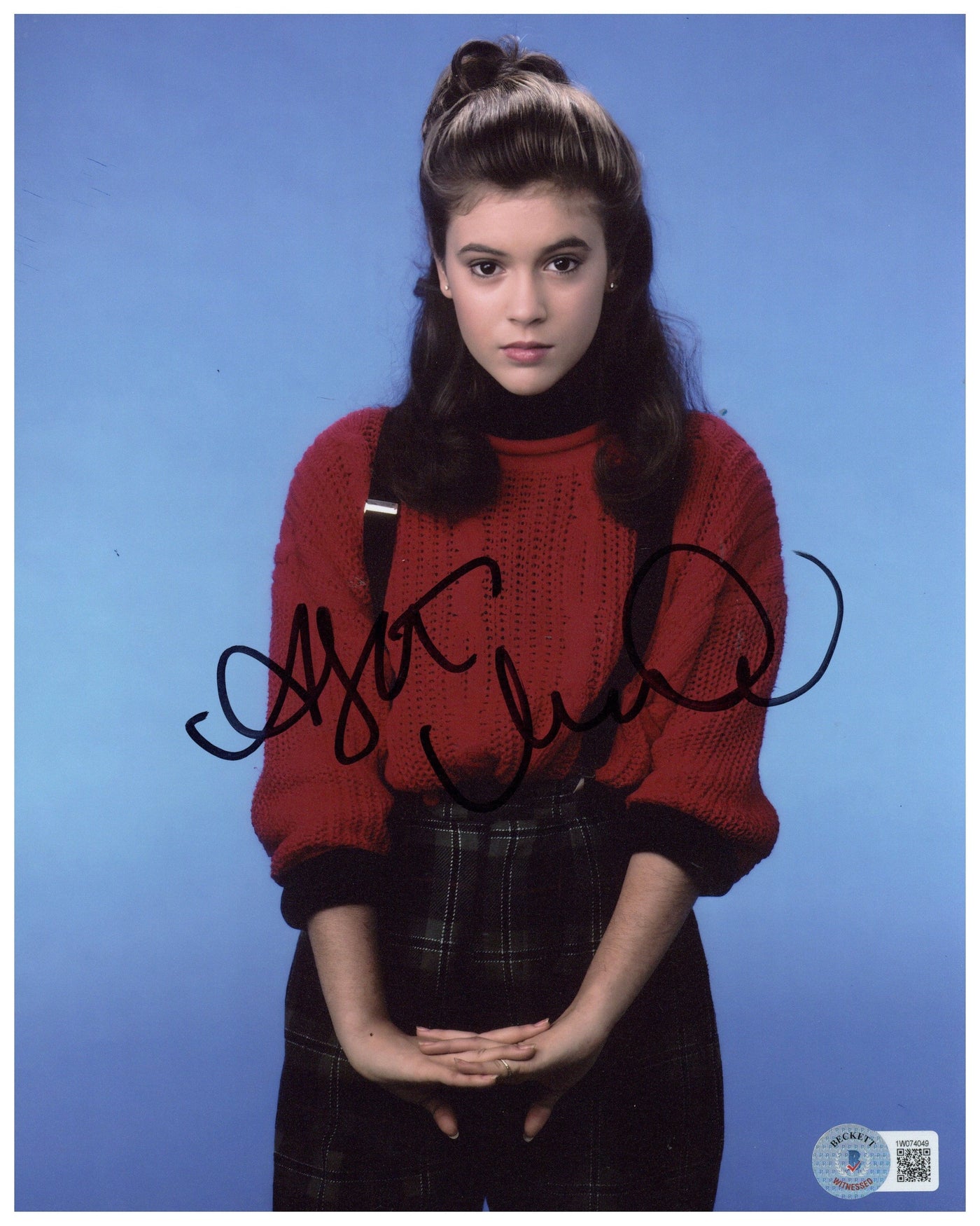 Alyssa Milano Signed 8x10 Photo Charmed Autographed JSA COA 2