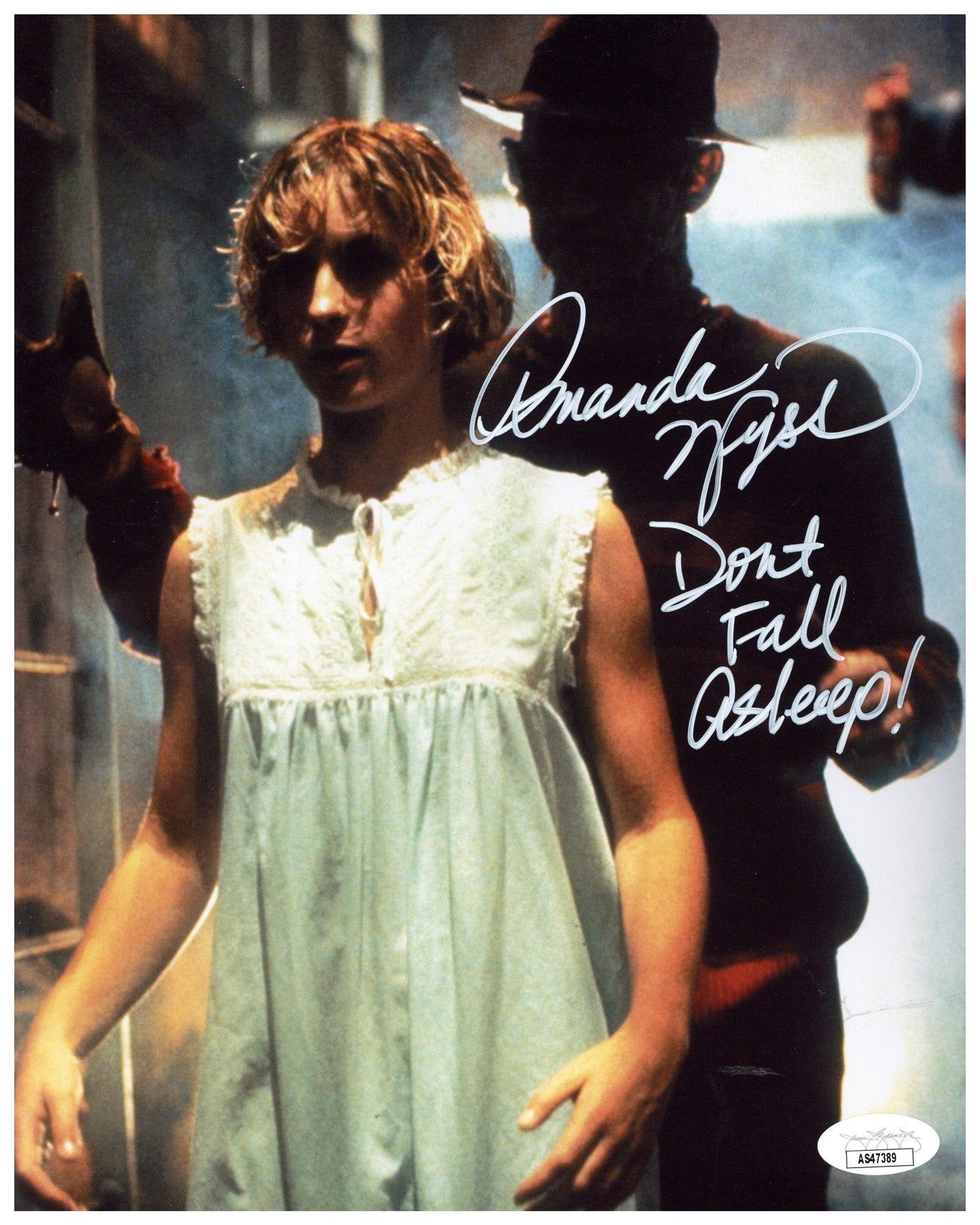 Amanda Wyss Signed 8x10 Photo A Nightmare on Elm Street Horror Autographed JSA