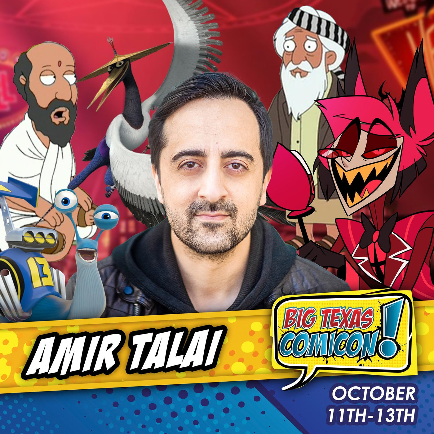 Amir Talai Official Autograph Mail-In Service - Big Texas Comicon 2024