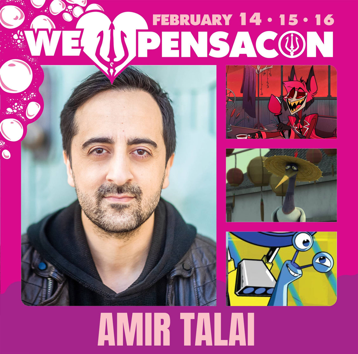 Amir Talai Official Autograph Mail-In Service - Pensacon 2025