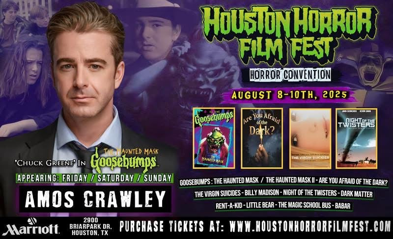 Amos Crawley Official Autograph Mail-In Service - Houston Horror Film Fest 2025