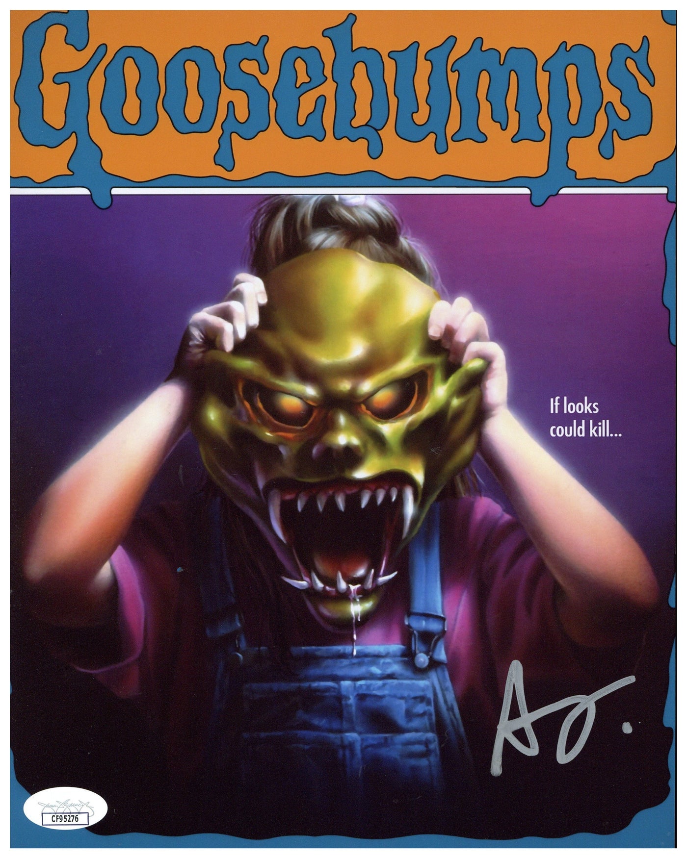 Amos Crawley Signed 8x10 Photo Goosebumps The Mask Autographed JSA COA