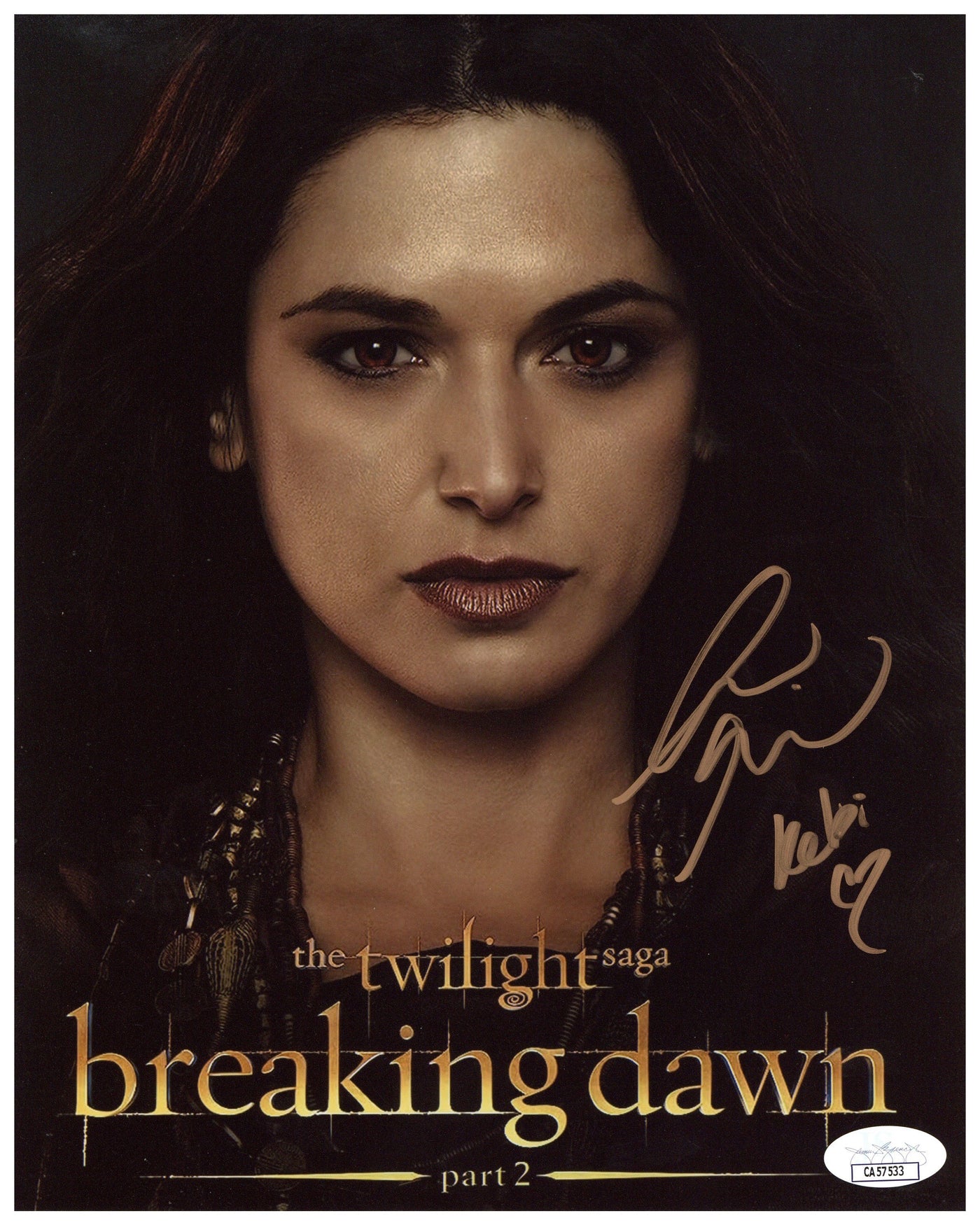 Andrea Gabriel Signed 8x10 Photo Twlight Breaking Bad Autographed JSA COA