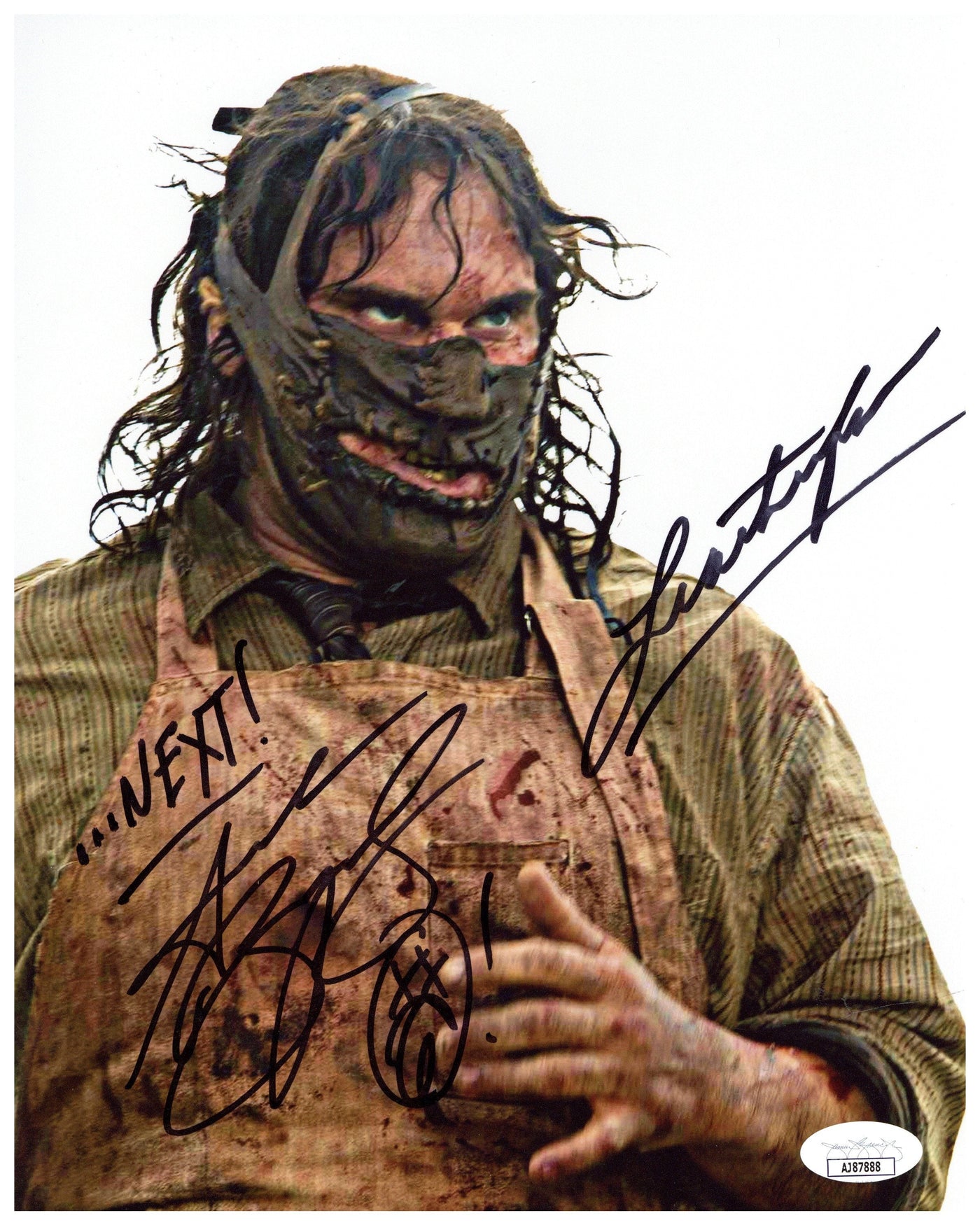 Andrew Bryniarski Signed 8x10 Photo Texas Chainsaw Massacre Leatherface Auto JSA