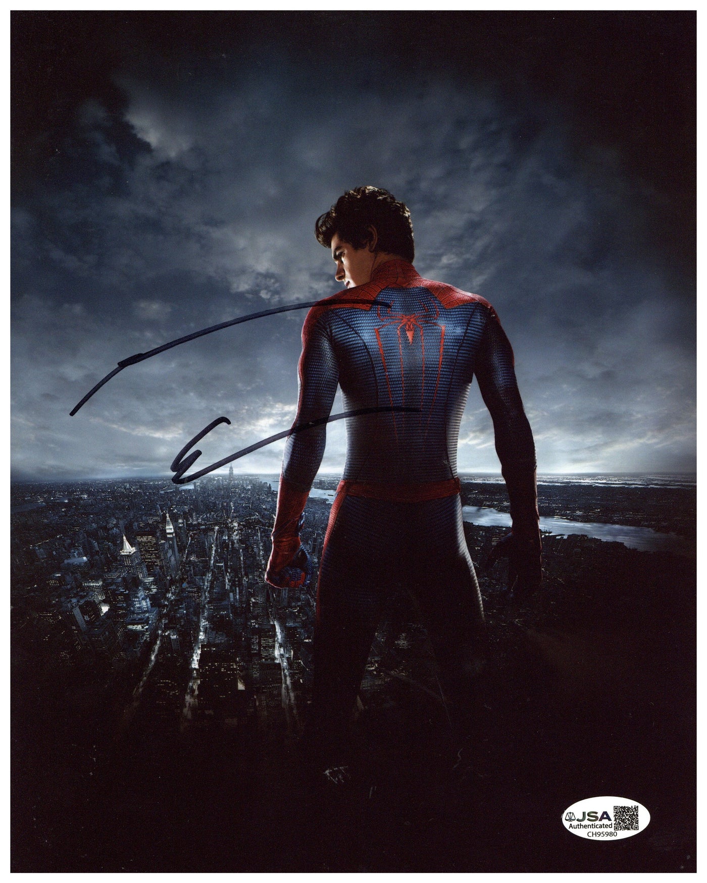 Andrew Garfield Signed 8x10 Photo Amazing Spider-Man Autographed JSA COA