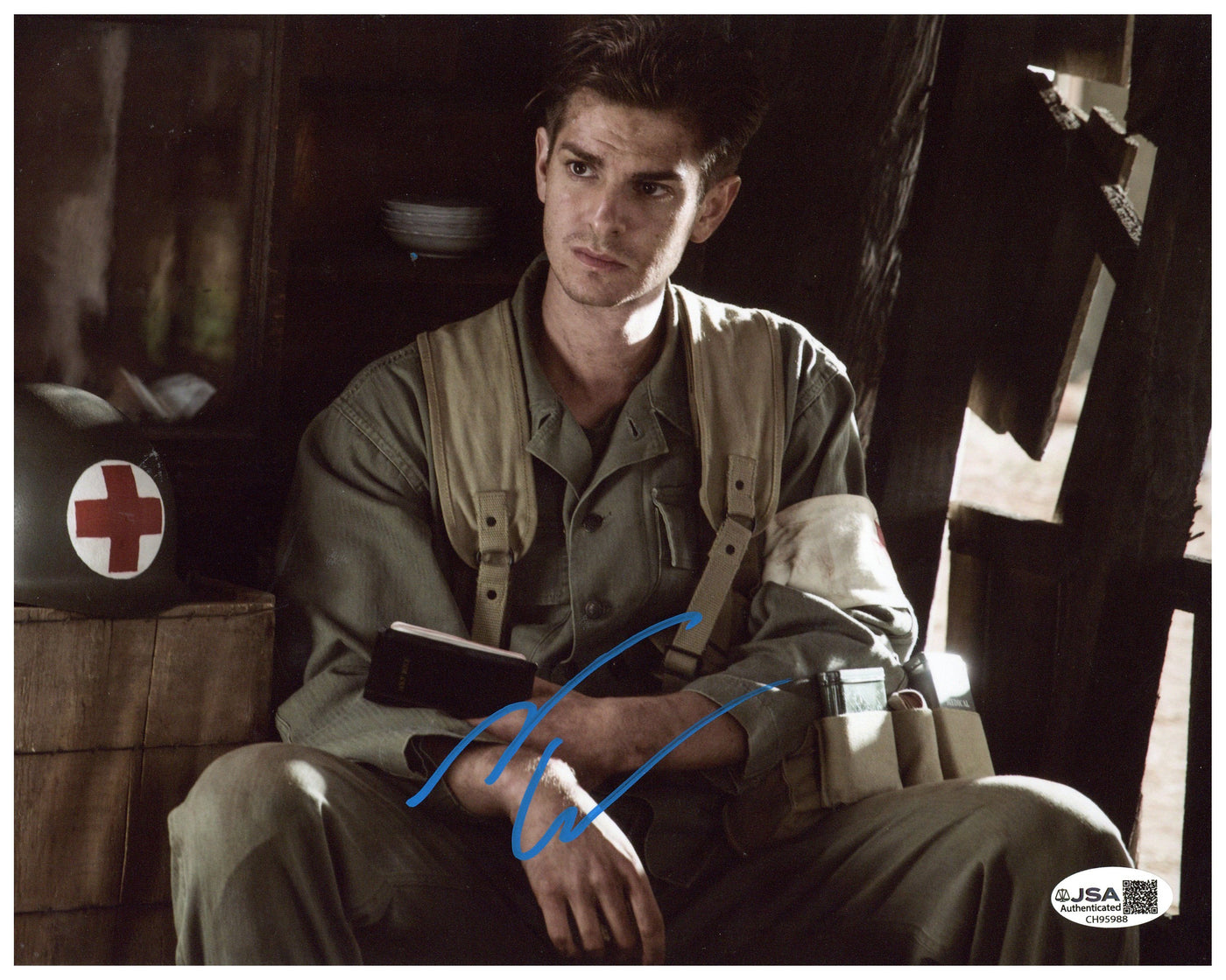 Andrew Garfield Signed 8x10 Photo Hacksaw Ridge Autographed JSA COA 2