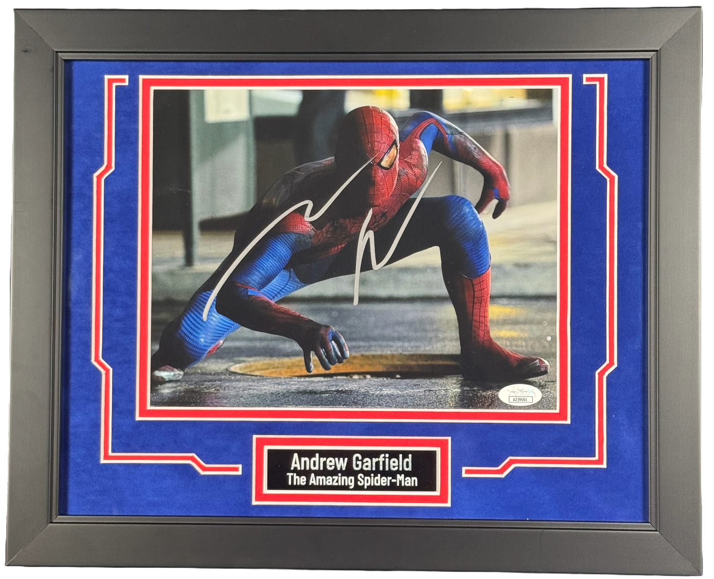 Andrew Garfield Signed Custom Framed 8X10 Photo Spider-Man Autographed JSA COA