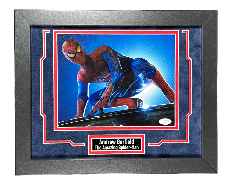 Andrew Garfield Signed & Custom Framed The Amazing Spider-Man 8x10 Photo Autographed JSA COA #2