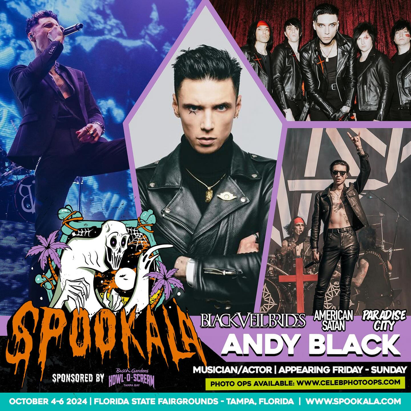 Andy Black Official Autograph Mail-In Service - Spookala 2024