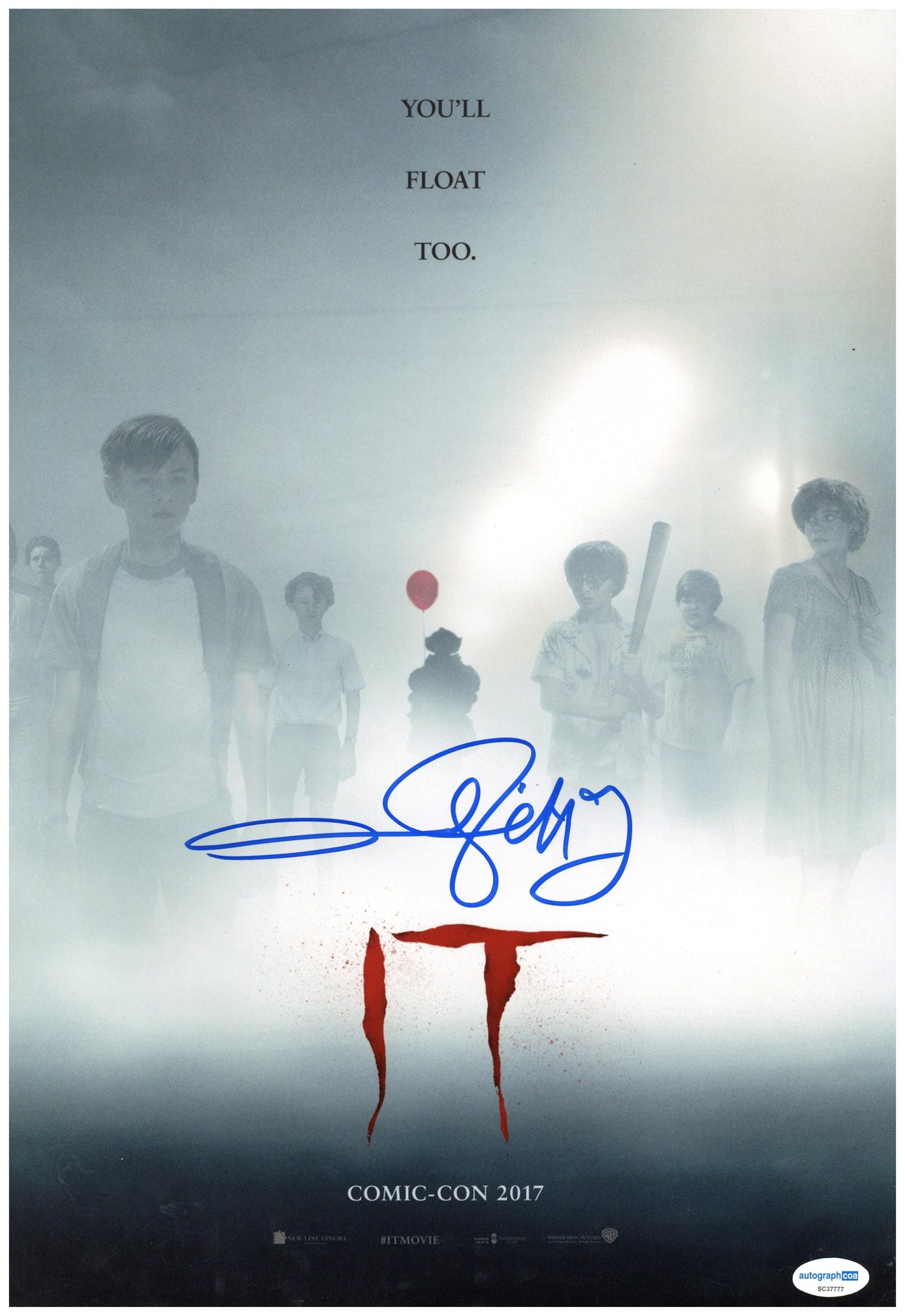Andy Muschietti Signed 12x18 Photo IT Pennywise Autographed ACOA