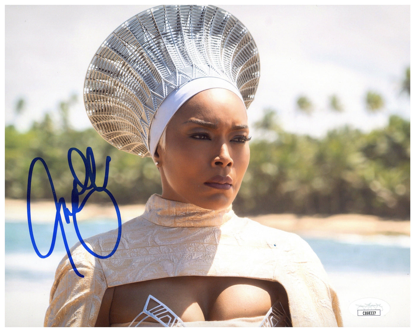 Angela Bassett Signed 8x10 Photo Black Panther Wakanda Forever Autographed JSA COA
