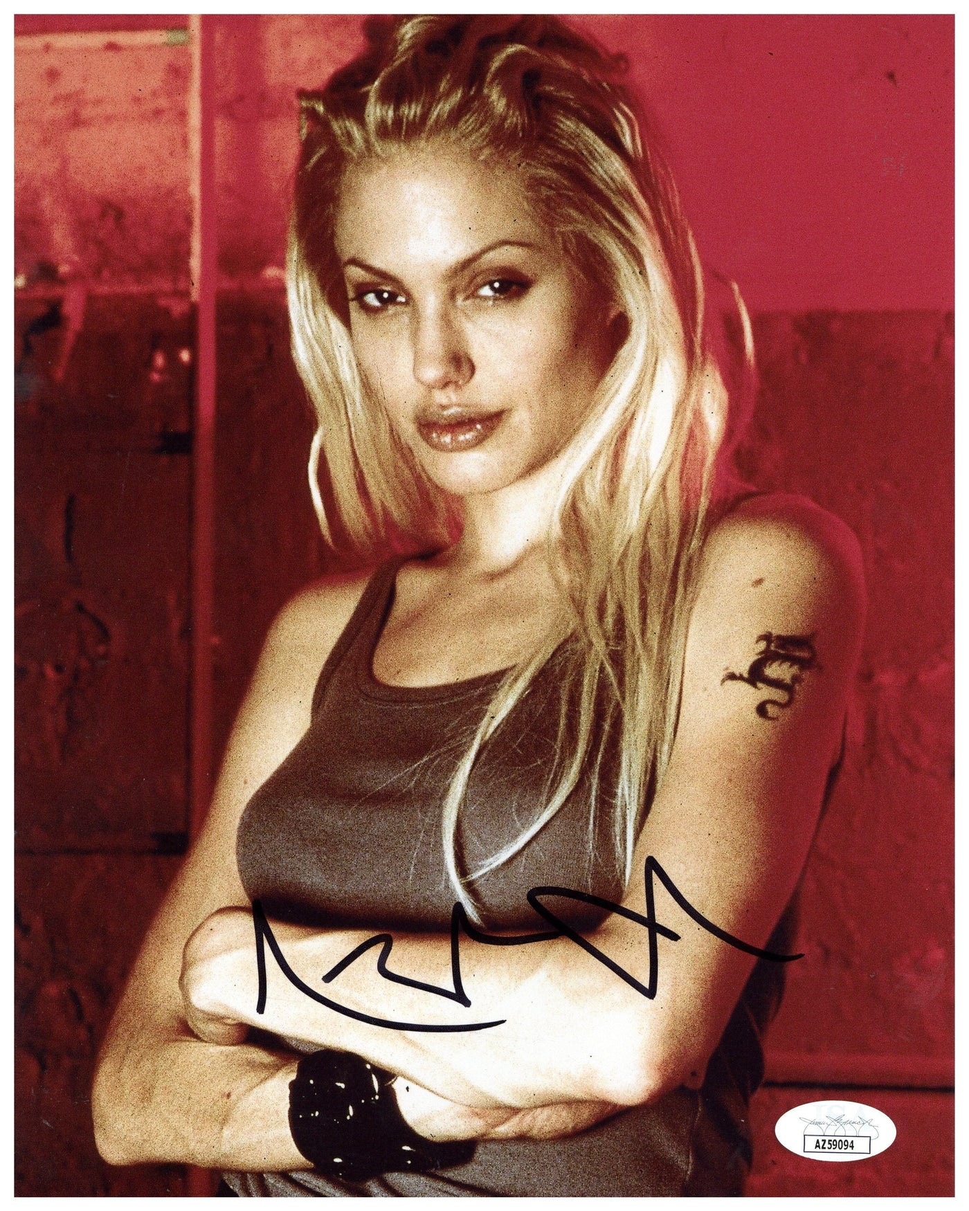 Angelina Jolie Signed 8x10 Photo Gone in 60 Seconds Autographed JSA COA 2