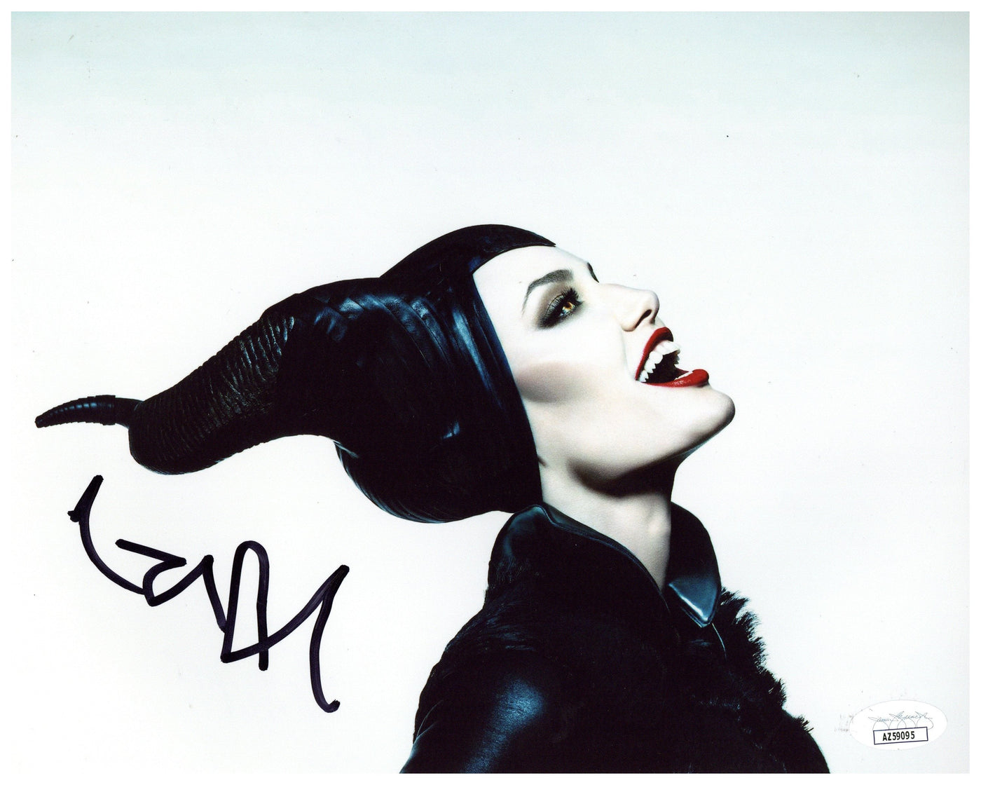 Angelina Jolie Signed 8x10 Photo Maleficent Autographed JSA COA 2