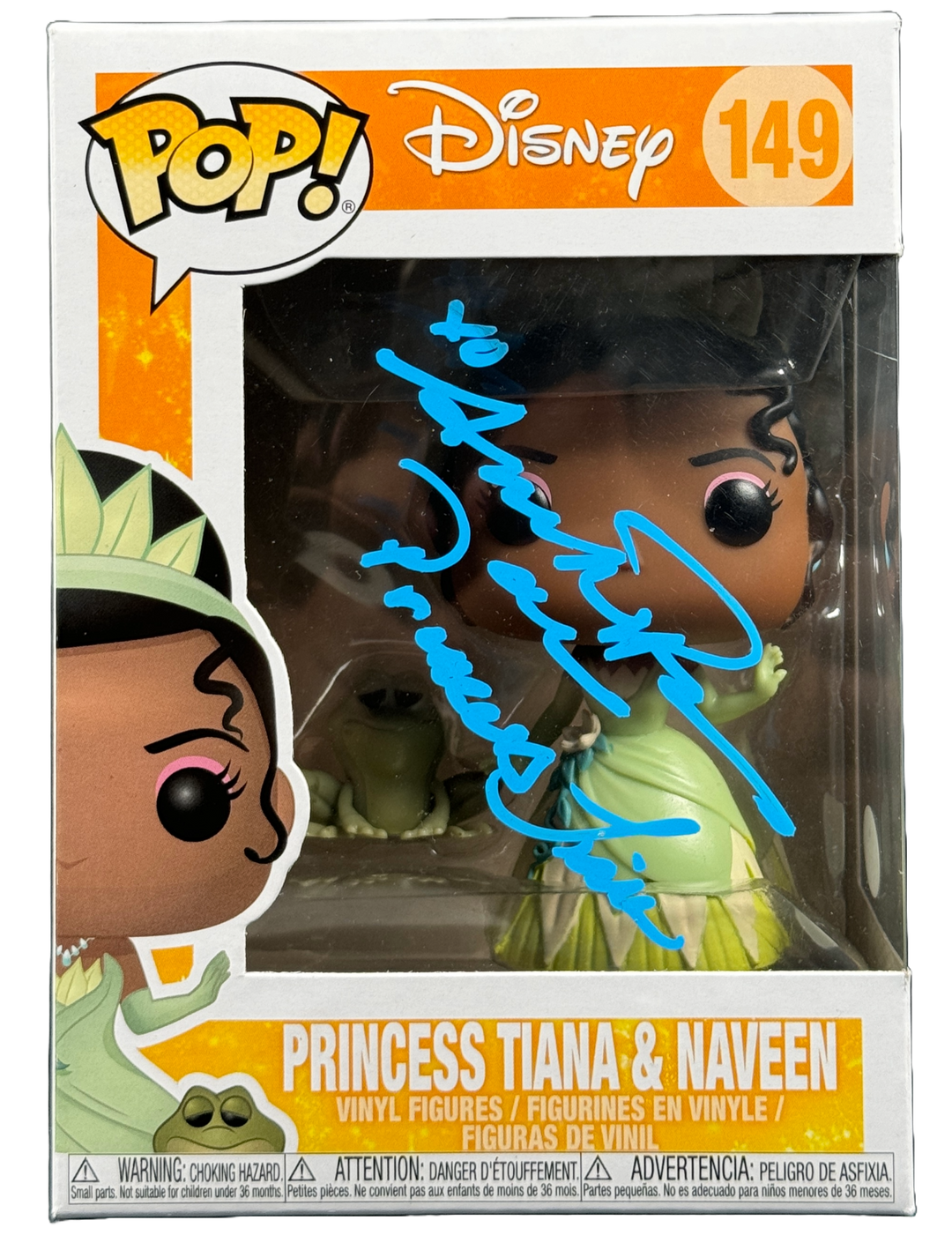 Anika Noni Rose Signed Funko POP Disney Princess Tiana Autographed