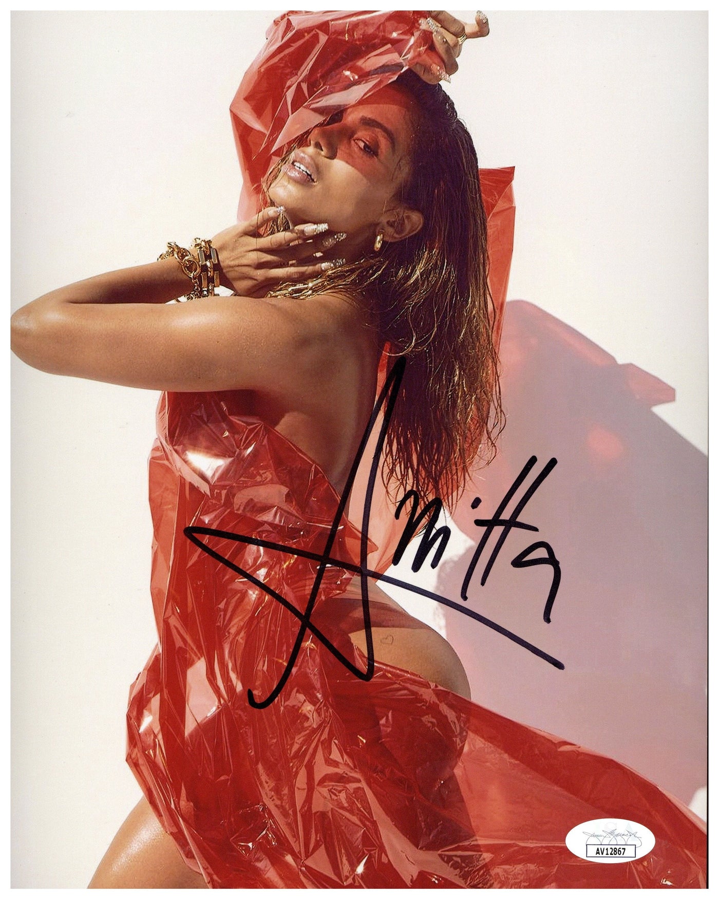 Anitta Signed 8x10 Photo Girl From Rio Autographed JSA COA #3