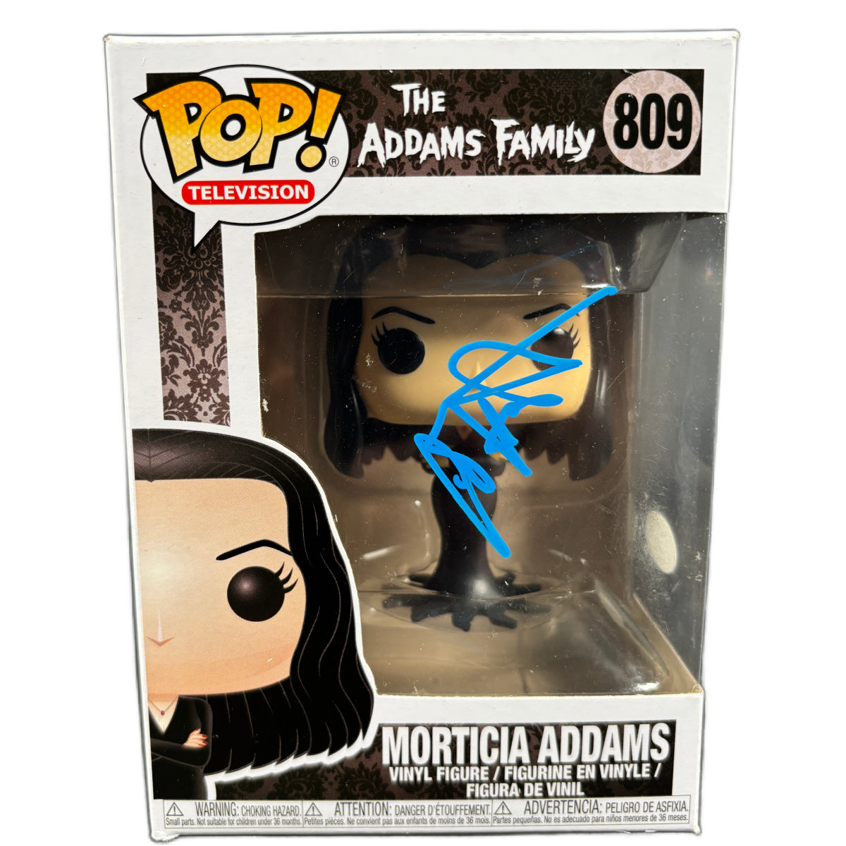 Anjelica Huston Signed Funko POP The Addams Family Autographed JSA COA 809