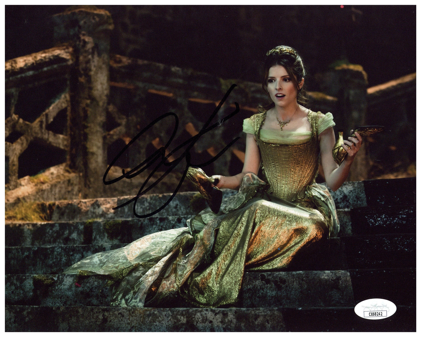 Anna Kendrick Signed 8x10 Photo Into the Woods Autographed JSA COA
