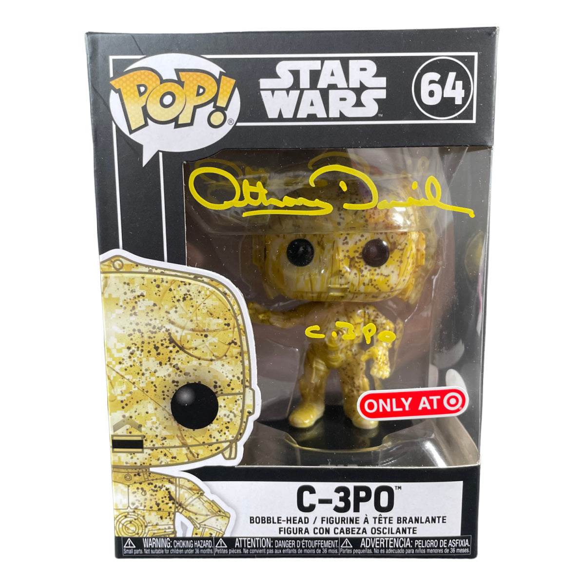 Anthony Daniels Signed Funko POP Star Wars C-3PO Autographed Authentic JSA COA
