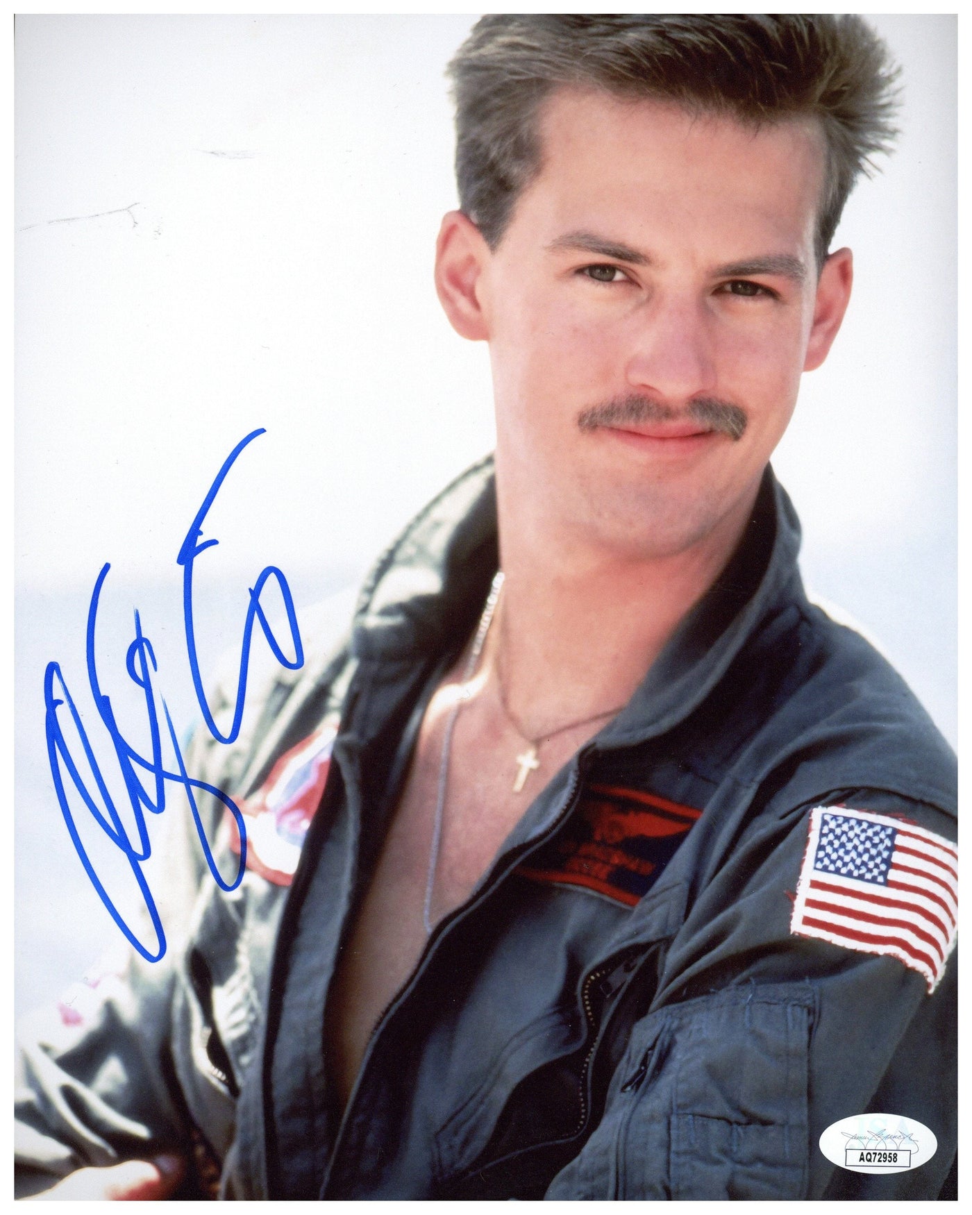 Anthony Edwards Signed 8x10 Photo Top Gun Goose Authentic Autographed JSA COA 5