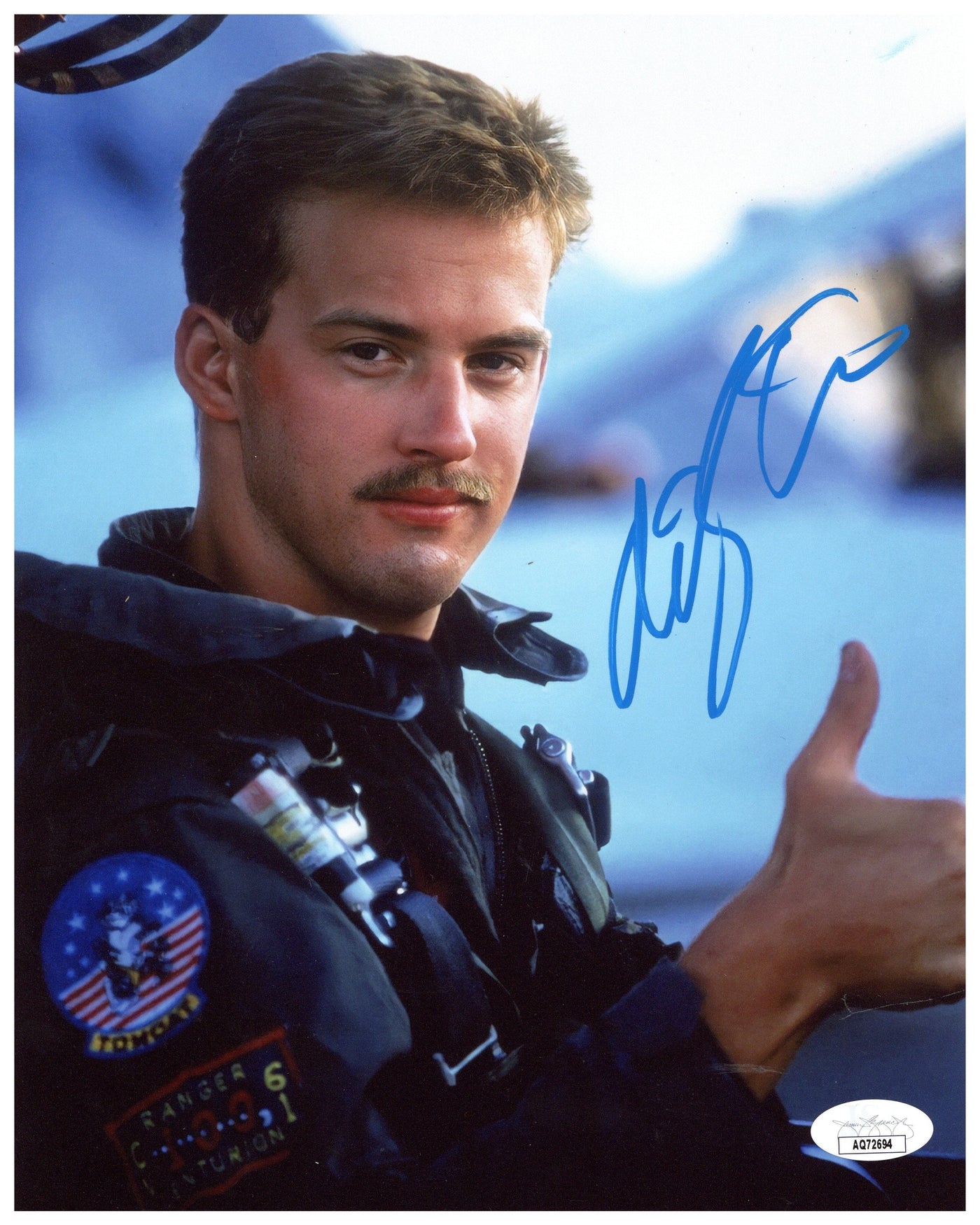Anthony Edwards Signed 8x10 Photo Top Gun Goose Autographed JSA COA #3