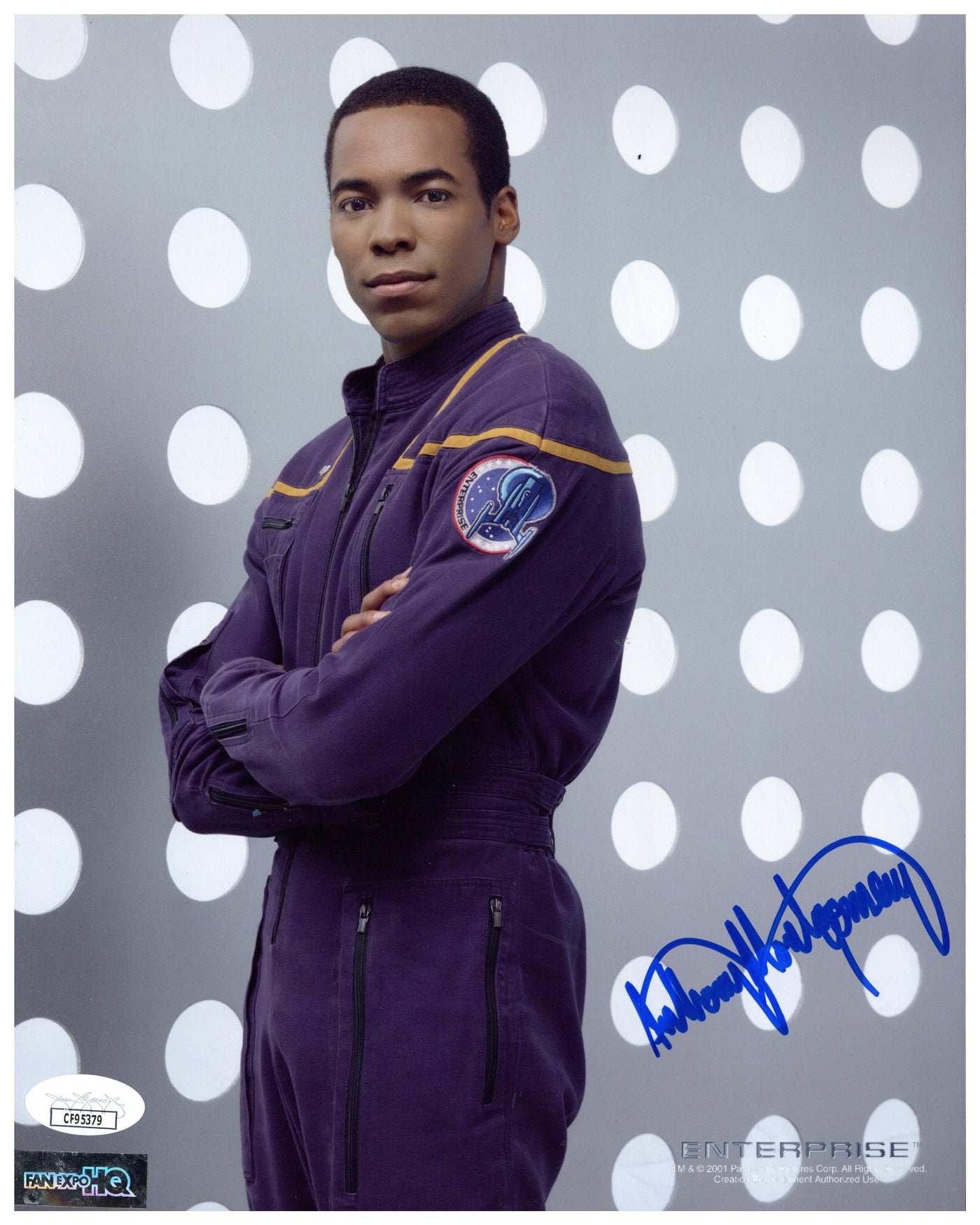 Anthony Montgomery Signed 8x10 Photo Star Trek Enterprise Autographed JSA