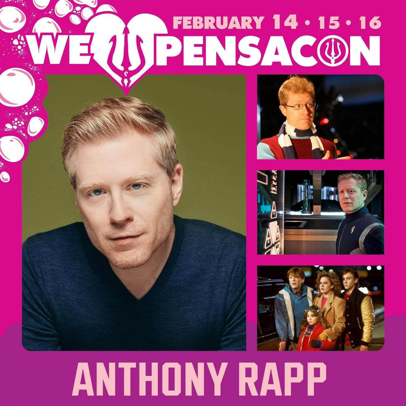 Anthony Rapp Official Autograph Mail-In Service - Pensacon 2025