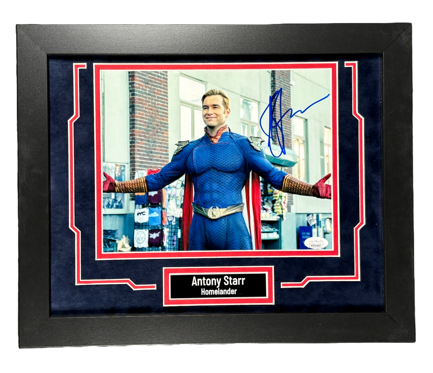 Antony Starr Signed Custom Framed 8X10 Photo The Boys Homelander Autographed JSA COA #3