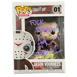 Image of Ari Lehman Signed Funko POP Friday the 13th Jason Voorhees Autographed Zobie COA 4