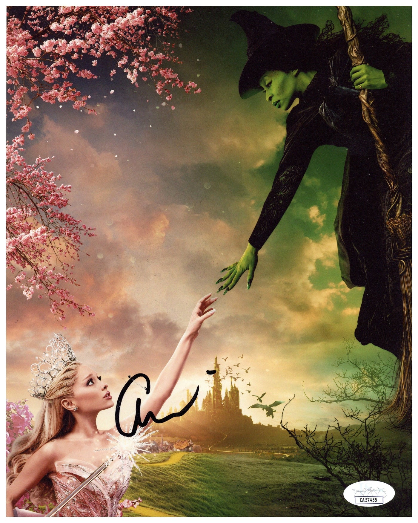 Ariana Grande Signed 8x10 Photo Wicked Autographed JSA COA