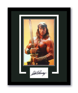 Image of Arnold Schwarzenegger Signed Cut 11x14 Framed Conan the Destroyer Autographed ACOA 2