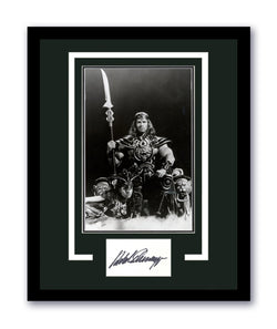 Image of Arnold Schwarzenegger Signed Cut 11x14 Framed Conan the Destroyer Autographed ACOA