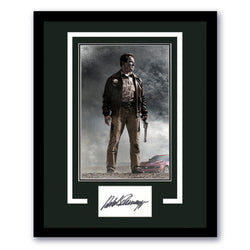 Image of Arnold Schwarzenegger Signed Cut 11x14 Framed The Last Stand Autographed ACOA