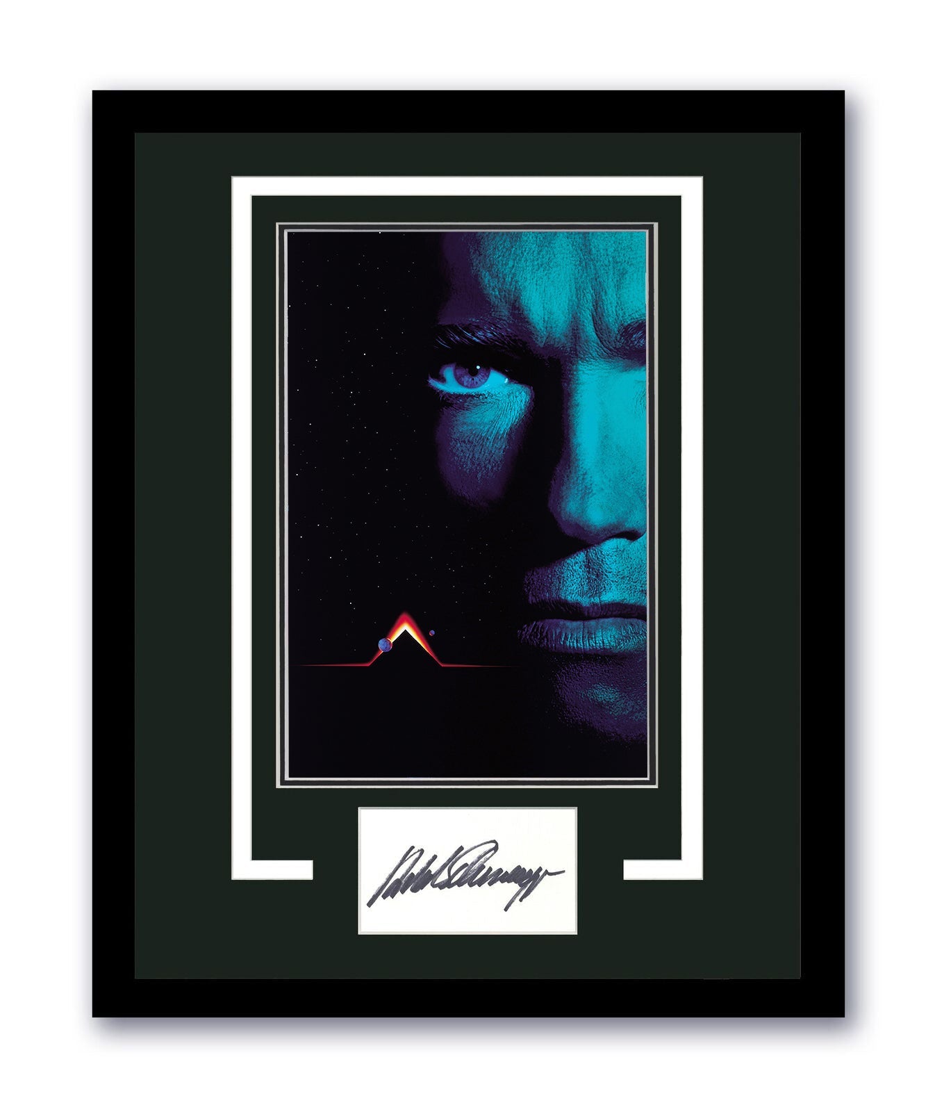 Arnold Schwarzenegger Signed Cut 11x14 Framed Total Recall Autographed ACOA