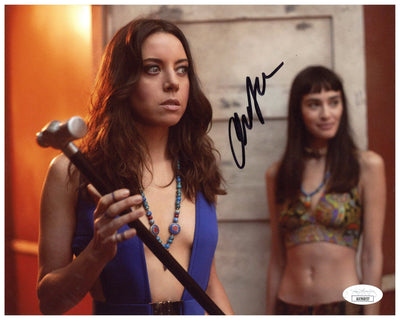 Aubrey Plaza Signed 8x10 Photo Legion Authentic Autographed JSA COA #2